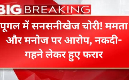 🔴 बीकानेर: पूगल में सनसनीखेज चोरी! ममता और मनोज पर आरोप, नकदी-गहने लेकर हुए फरार