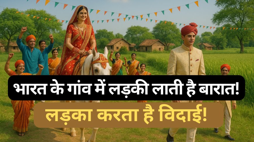 भारत के वो गांव जहाँ शादी के बाद लड़की खुद लड़के को लेने आती है – जानिए ये अनोखी परंपरा!