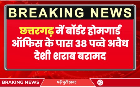 छत्तरगढ़ में बॉर्डर होमगार्ड ऑफिस के पास 38 पव्वे अवैध देशी शराब बरामद