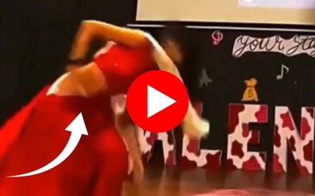 सोशल मीडिया पर Viral: डांस के दौरान लड़की ने संभाला ऐसा, कि सबकी निगाहें चकित रह गईं!