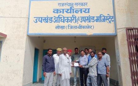 नोखा: असमय बारिश से शोभाणा पंचायत में फसलें चौपट, किसानों ने मांगा मुआवज़ा