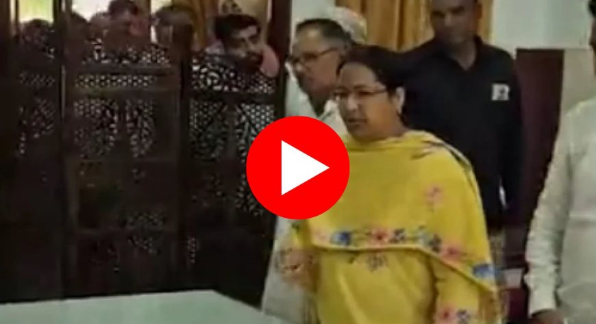 अनूपगढ़ में विधायक का फूटा गुस्सा: ‘आधे घंटे से खड़ी हूं, एसडीएम साहब बाहर आइए!’