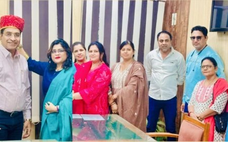 We Are Foundation Trust ने डॉ. बी.सी. घीया का किया सम्मान, कहा – पीबीएम अस्पताल में नई दिशा देंगे स्वास्थ्य सेवाओं को