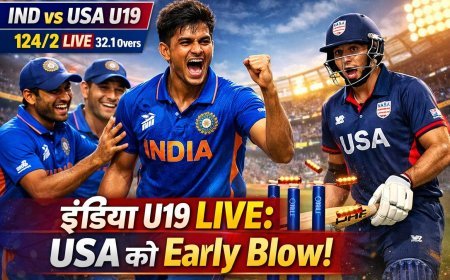 India U19 vs USA U19 LIVE: Vaibhav Suryavanshi ने दिया धमाका, USA को शुरुआती झटका!
