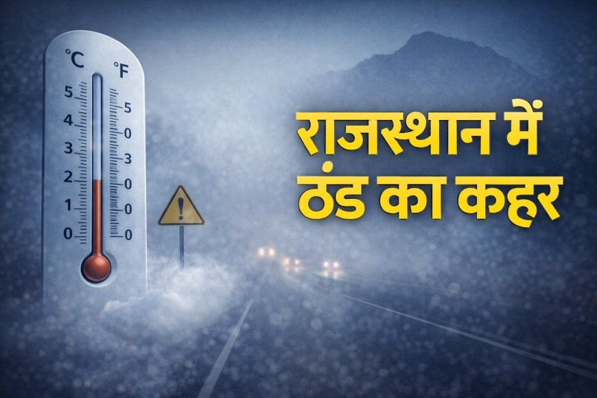 राजस्थान के 11 जिलों में शीतलहर और घने कोहरे का अलर्ट,बीकानेर समेत चूरू-डीडवाना में रेड चेतावनी
