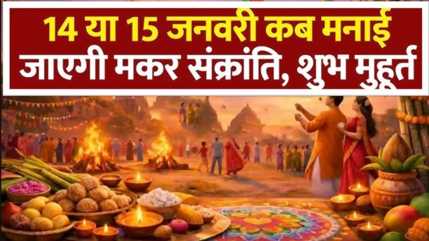 मकर संक्रांति 2026 पर बड़ा कन्फ्यूजन: 14 जनवरी सही या 15? जानिए असली तारीख