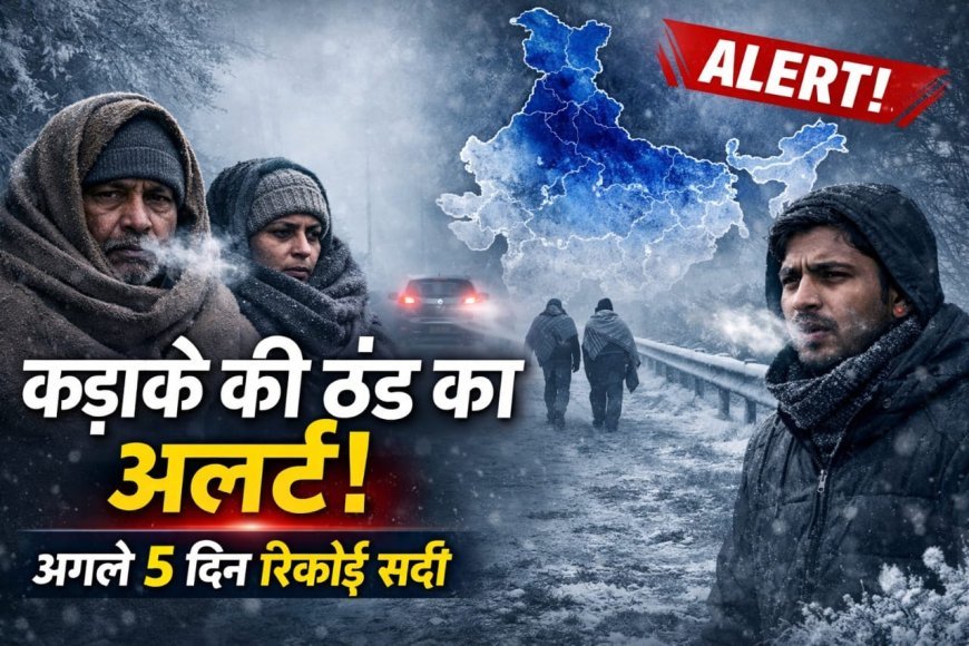 Cold Wave Alert: अगले 5 दिन रिकॉर्ड तोड़ेगी ठंड, इन राज्यों में शीतलहर का रेड अलर्ट