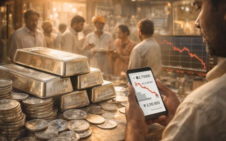 राजस्थान में आज चांदी का भाव 2026: ₹20,000 की बड़ी गिरावट | Silver Price Today