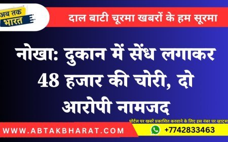 नोखा: दुकान में सेंध लगाकर 48 हजार की चोरी, दो आरोपी नामजद