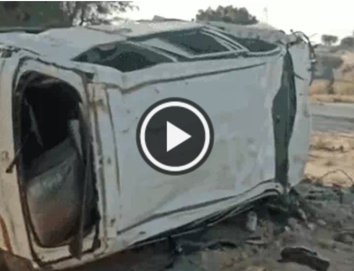 Bikaner News: नोखा में डोडा पोस्त तस्करों की कार पलटी, 2 की मौत, बुजुर्ग को कुचलकर भागी कार