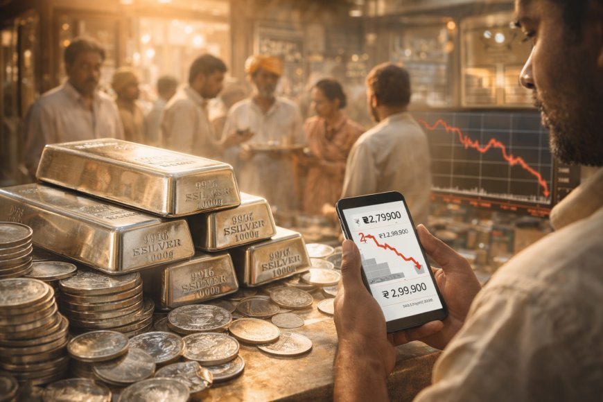 राजस्थान में आज चांदी का भाव 2026: ₹20,000 की बड़ी गिरावट | Silver Price Today