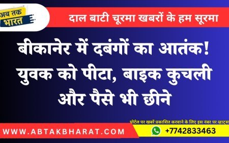 बीकानेर में दबंगों का आतंक! युवक को पीटा, बाइक कुचली और पैसे भी छीने
