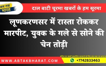 Bikaner News: लूणकरणसर में रास्ता रोककर मारपीट, युवक के गले से सोने की चेन तोड़ी