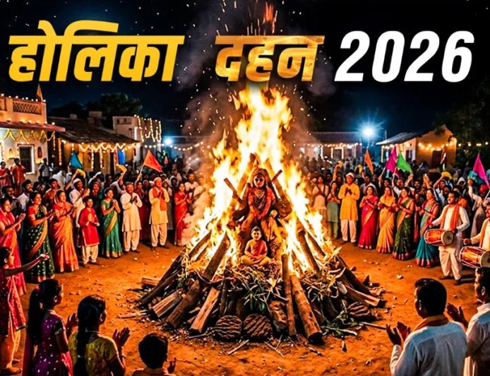 Holika Dahan 2026: 2 या 3 मार्च? जानें सही तिथि, मुहूर्त और चंद्र ग्रहण का असर