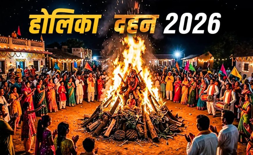 Holika Dahan 2026: 2 या 3 मार्च? जानें सही तिथि, मुहूर्त और चंद्र ग्रहण का असर