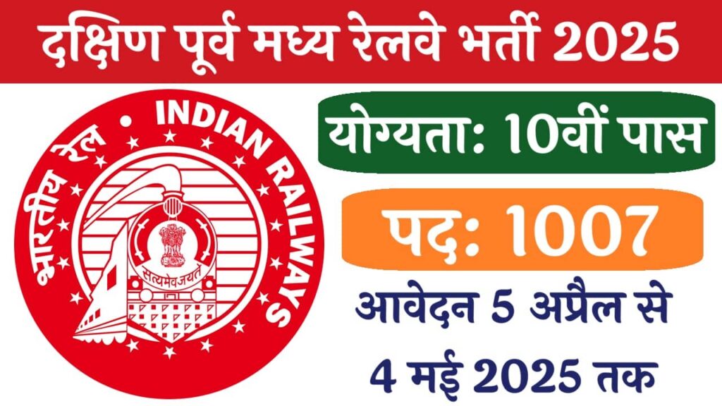 South East Central Railway Recruitment 2025